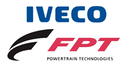 Logo de l'entreprise Iveco FPT, fournisseur de la société PCMGE Pièces & Contrat de Maintenance Groupe Électrogène